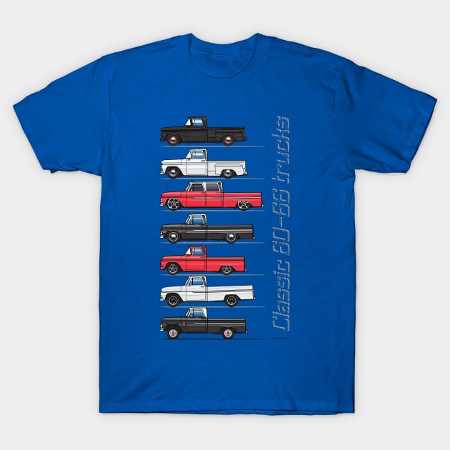 Classic 1960-1966 Trucks T-Shirt by JRCustoms44